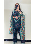 Bin Saeed Printed Karandi 3pc k#2