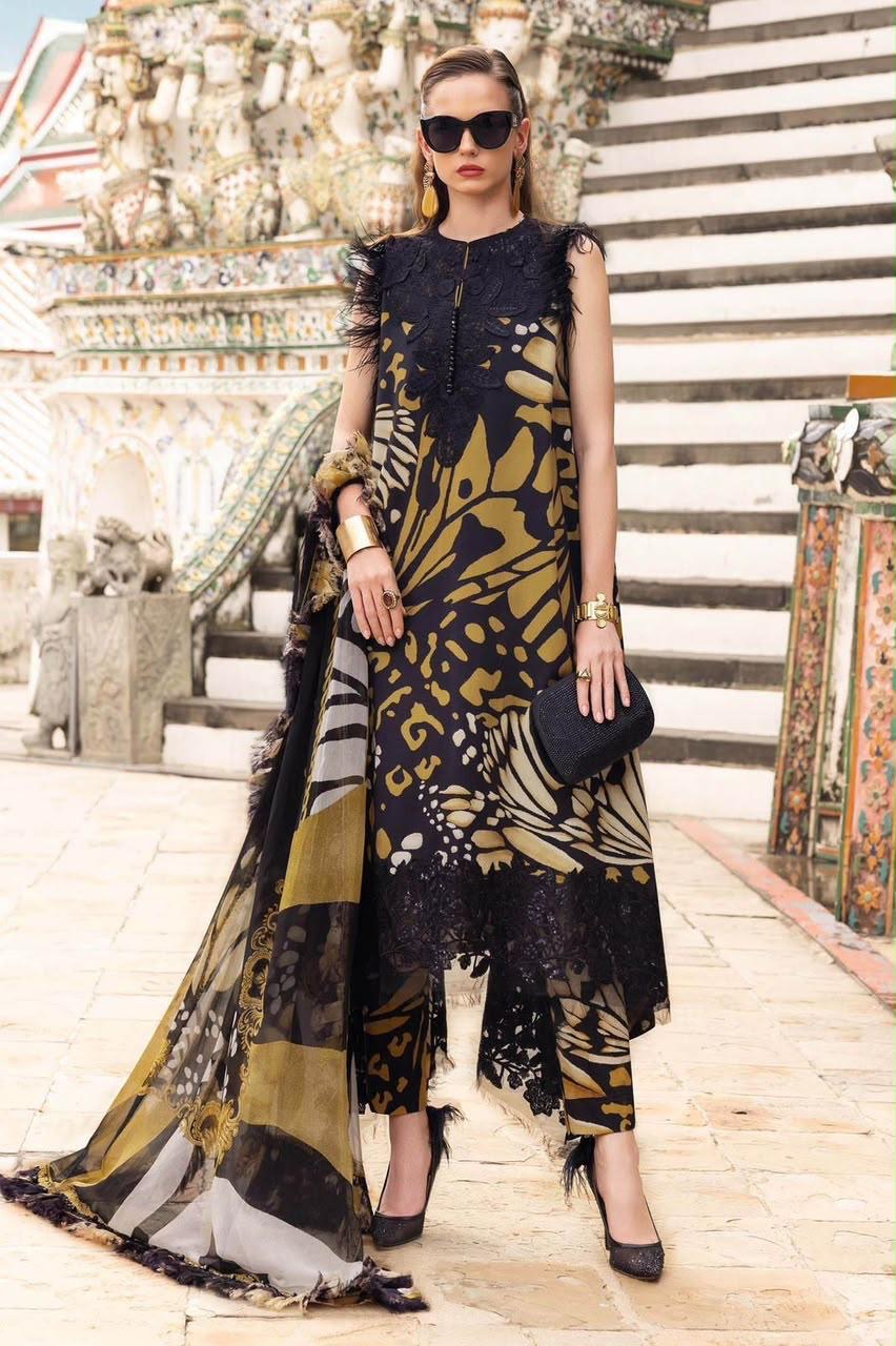 Maria B AllOver Printed Embroidered 3Pc HS|546
