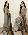 bin Saeed All over  Printed Lawn Unstitch 3PC —(P111)