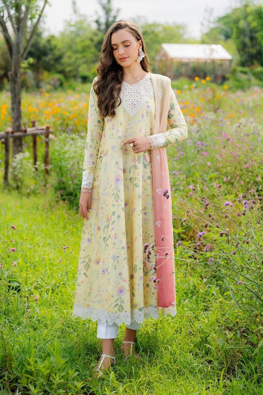 Maria B AllOver Printed Embroidered 3Pc HS|544