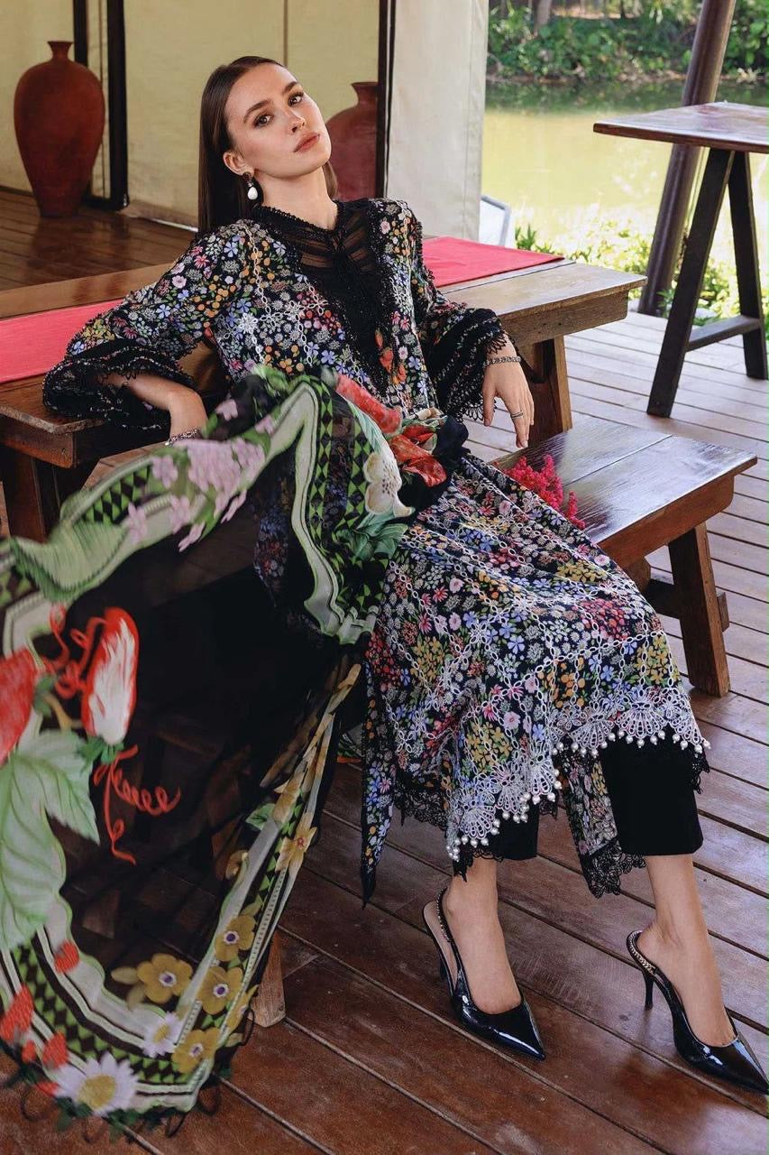 MARIA B AllOver Printed Embroidered 3Pc HS|551