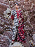 Bin Saeed Printed Karandi 3pc k#1