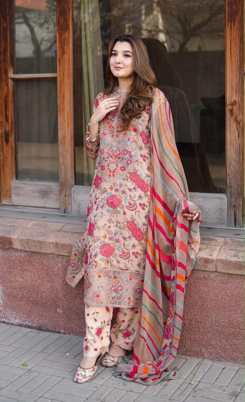 Maria B AllOver Printed Embroidered 3Pc HS|549
